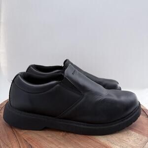 Perry Ellis Shoes Mens Size 10.5 W Slip On Loafers Black PH Wide PEA0F0273A-1W‎